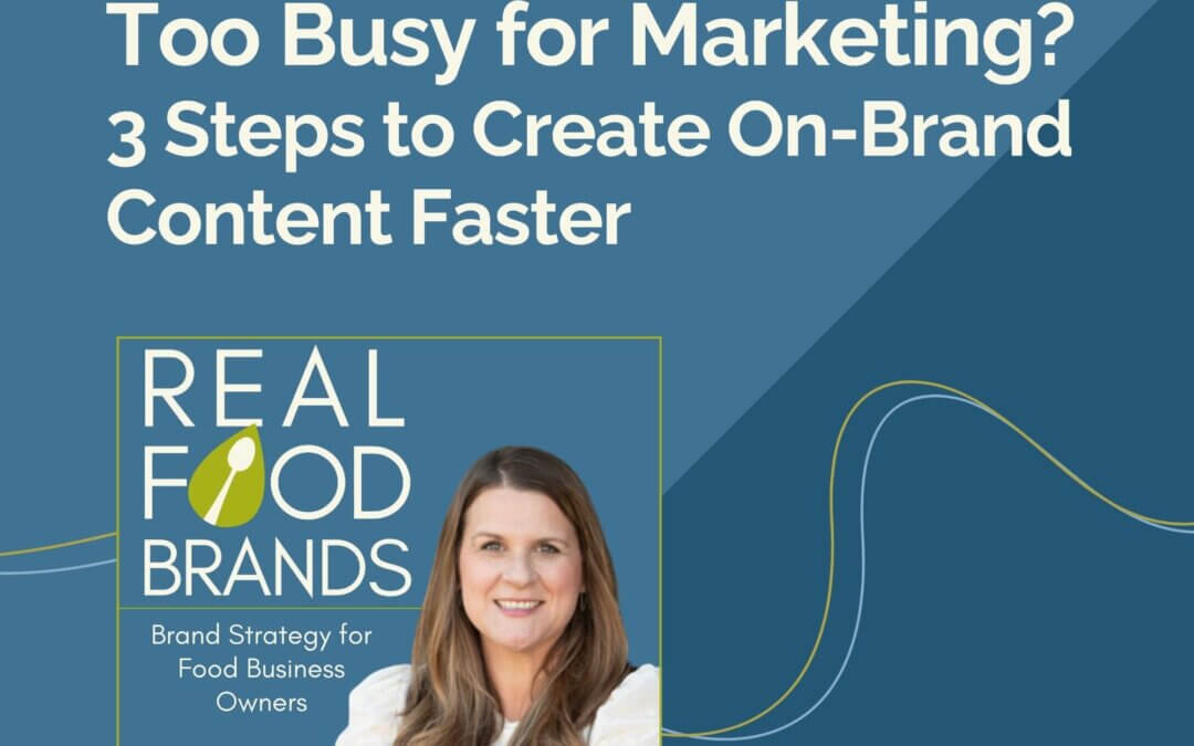 129. Too Busy for Marketing? 3 Steps to Create On-Brand Content Faster