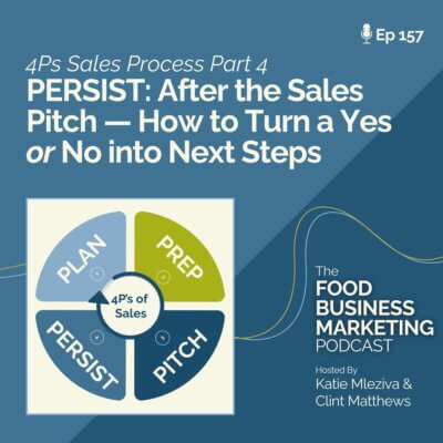 157. PERSIST: After the Sales Pitch…How to Turn a Yes or No into Next Steps