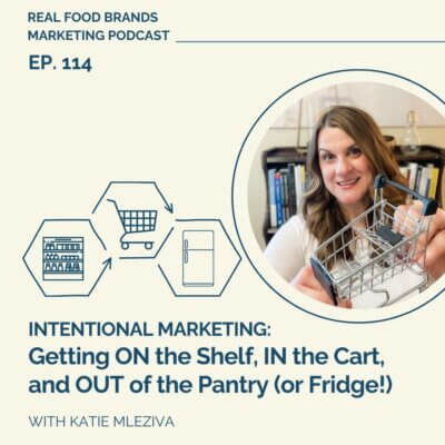 Ep 114 – Intentional Marketing: Getting ON the Shelf, IN the Cart, and OUT of the Pantry (or Fridge!)